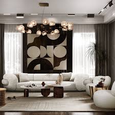 A crystal and a brass detailing chandelior with a home decor unique luxury piece